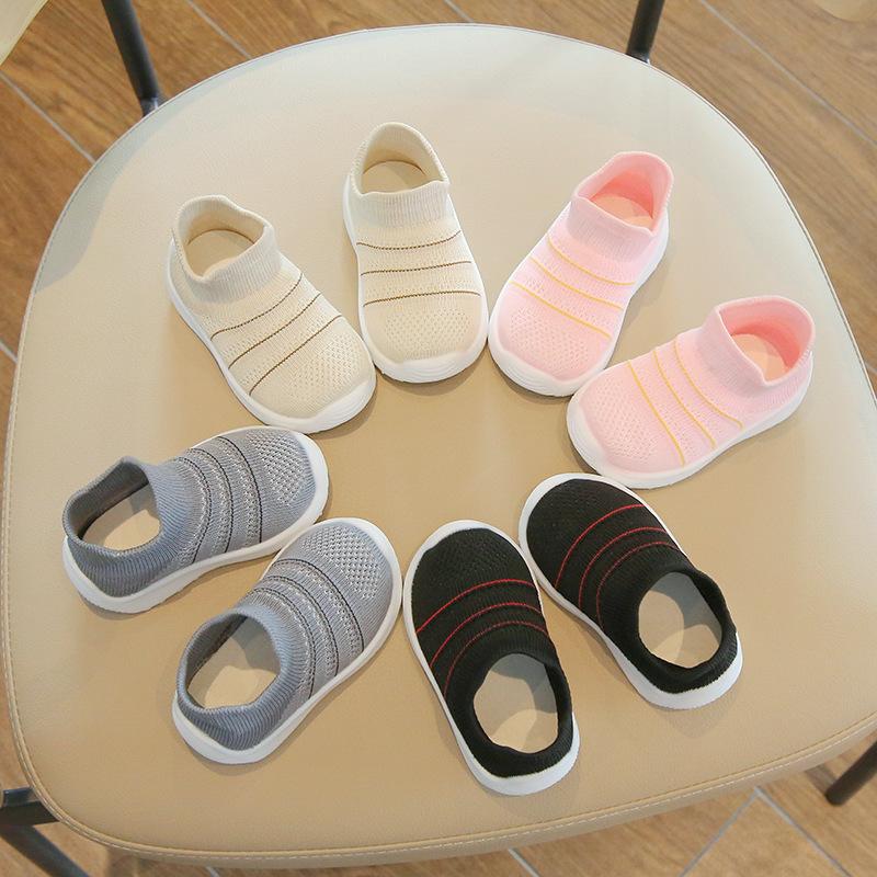 Scarpe traspiranti per bambini, Scarpe da bambina, Scarpe casual, Scarpe con suola morbida, Scarpe per gattonare