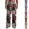 Pantaloni de pijama amuzanți pentru bărbați, cu imprimeu de lenjerie intimă