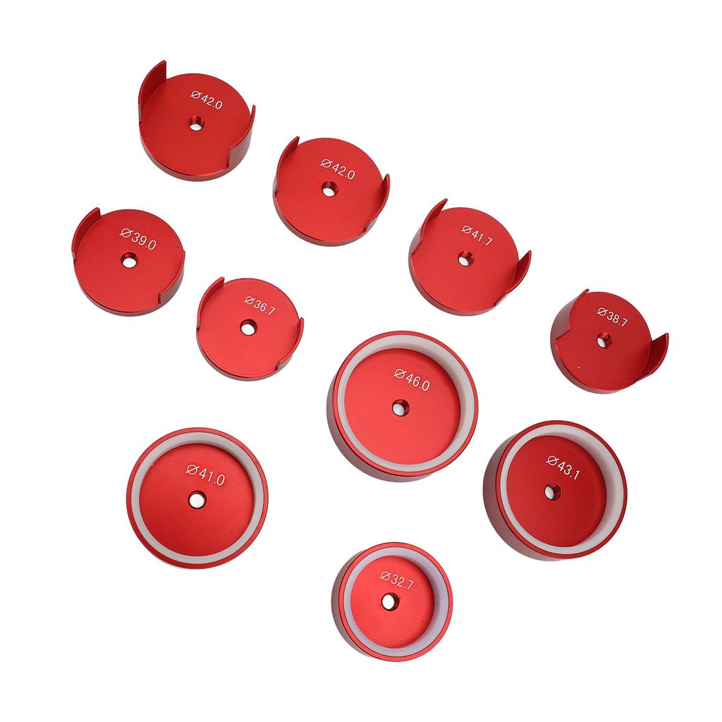 10pcs Watch Capping Machine Dies Professional Repair Tools Rust Proof Metal Back Cover Press Tool Dies for Watchmaker