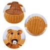 Multifunctional Kitchen Storage Basket Plastic Construction Imitation Rattan Woven Organizers For Fruits Snacks Display