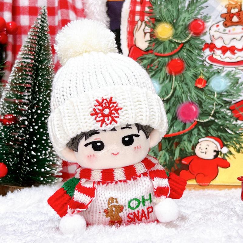 Labubu Christmas Outfits for 17cm Vinyl Dolls - First & Second Gen Accessories