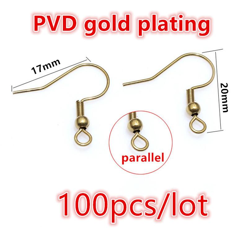  20x17mm Multi Styles Stainless steel DIY Earring Findings Clasps Hooks Jewelry Making Accessories Earwire