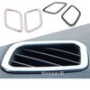 Car Styling ABS/Steel Cover For Hyundai Creta IX25 2014 2015 2016 2017 2018  Garnish Trim Front Air Condition Outlet Vent