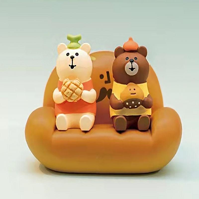 Japanese Grocery ZAKKA Cat Food Play Handmade Ornament Baguette Baked Coffee Decorative Resin Mini