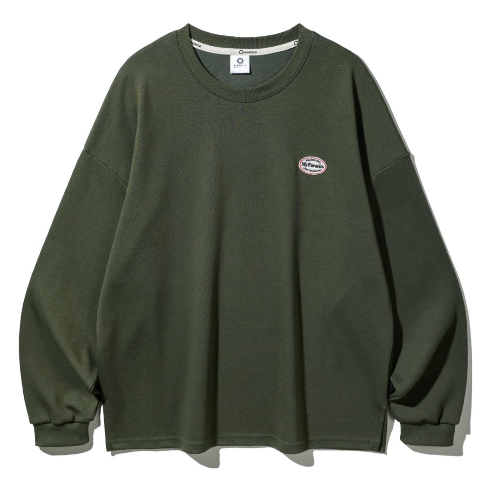 ALVINCLO Wappen Oversized Long Sleeve T-Shirt Avt367 (7 Colors)