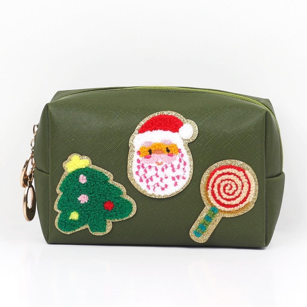 Милая мультяшная вышивка маленькая косметичка из ПУ клатч водонепроницаемая дорожная косметичка StyleF