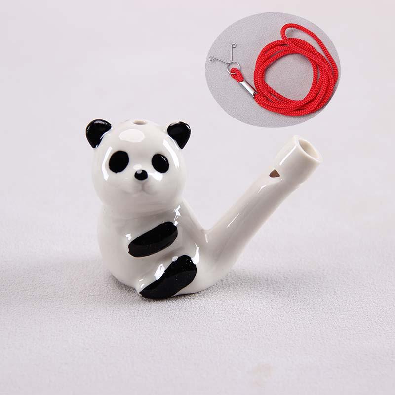 Keramisk Vattenfågel Ocarina Visselpipa - Barns Musikinstrument & Turist Hantverk