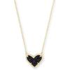 Kendra Scott Ari Heart Adjustable Length Pendant Necklace for Women, Fashion Jewelry