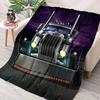 6 Size Vintage Truck Theme Throw Blankets, Throw Blankets for Bedrooms, Couches, Livingrooms, Chairs,Pets, Outdoor,Holiday Gift