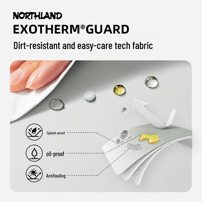 NORTHLAND Unisex Hooded Down Jacket NDJEH0816S