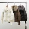 Giacca Corta Larga da Donna Invernale Parka Cappotto Moda Coreana Femminile Cappotto Caldo Ultraleggero