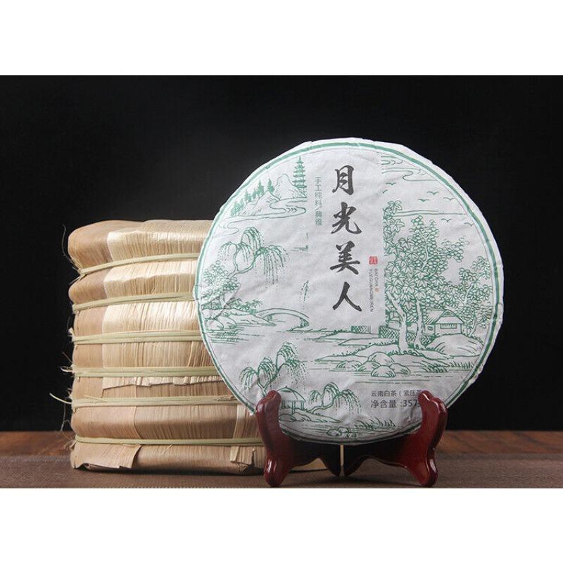 357g Čaj Yunnan Puerh Čaj Mesačná Biela Koláč Horský Cypruš Jingmai