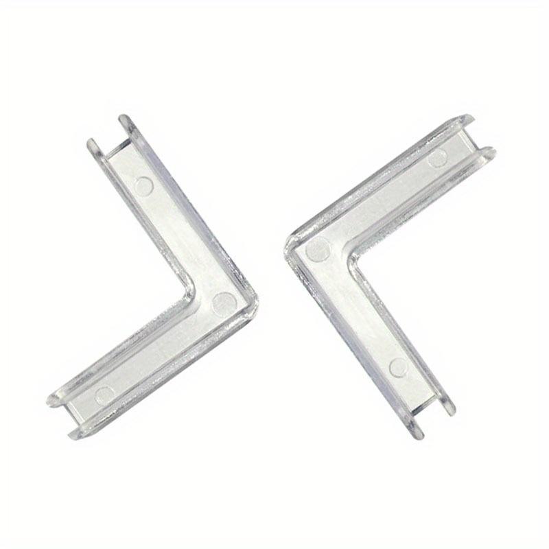 2 шт/4 шт/6 шт 4*4 см Пластиковая пряжка для фона - Прозрачная невидимая пряжка для фотофона в фотостудии 2pcs