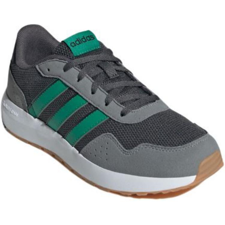 Adidas Run 60s J Grey Court Green Kids Sneakers Grey-Six Grey-Three JH8773