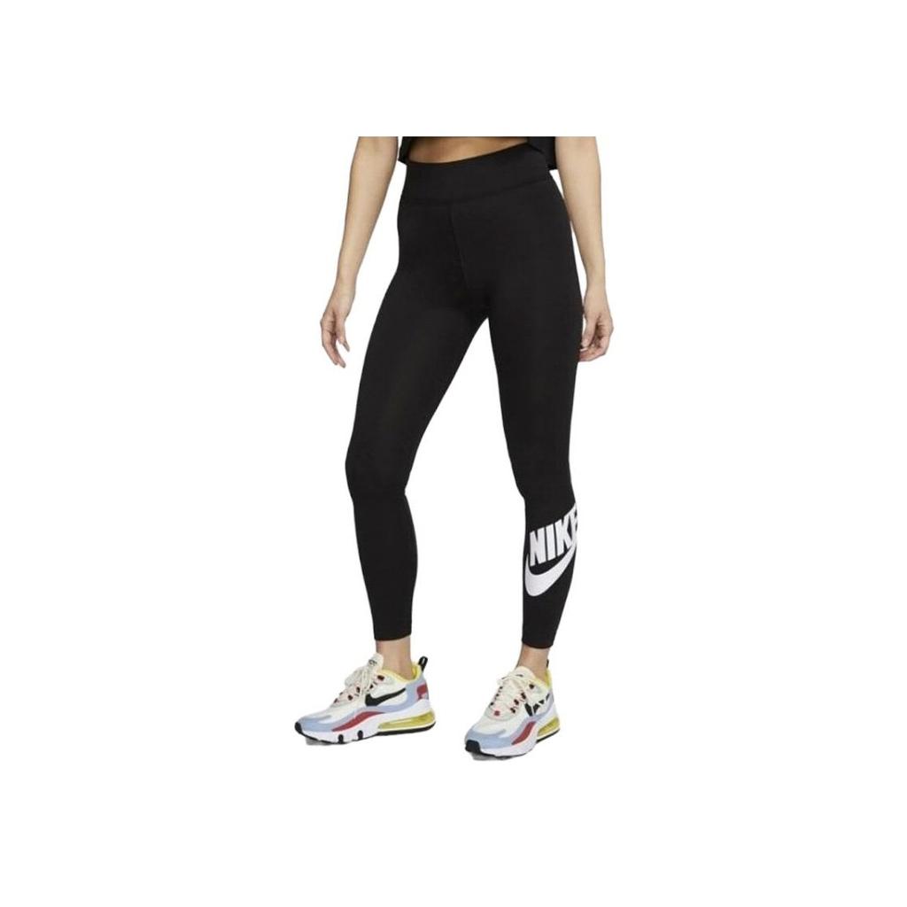 New Nike Women'ss Slim Fit Letter Print Casual Pants Black CJ2298-011