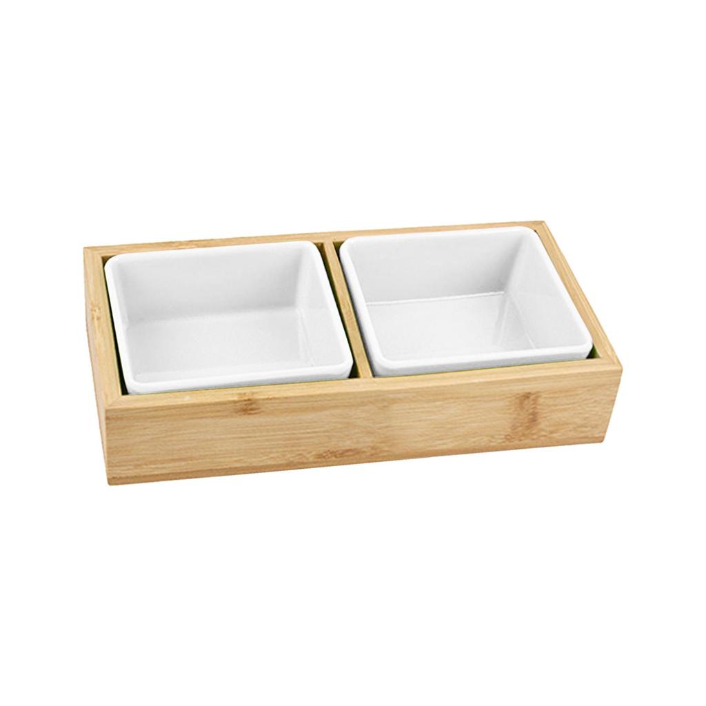 Divided Serving Platter Appetizer Tray with Storage Removable Snack Dishes for Candy