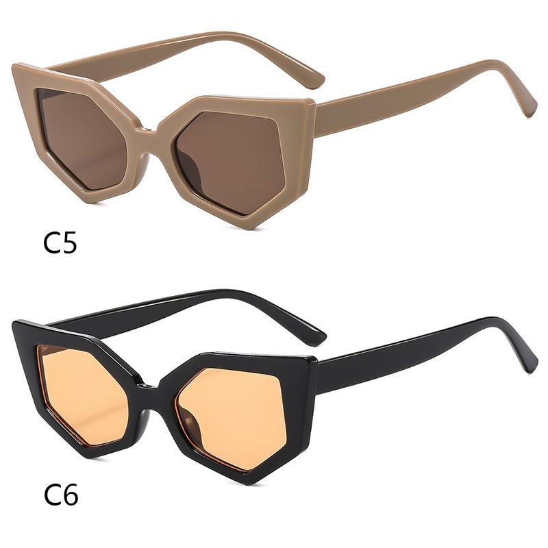 Irregular Sexy Cat Eye Sunglasses Women Men Personality Premium Feel Sun Glasses Daily Commute Travel Glasses