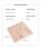 Small Animal Homes Puzzle: Early Education Matching Board Toy for Baby Concentration Training.