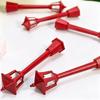 Mini Street Lamp Model, 10Pcs Red Miniature Lantern For Dollhouse, Fairy Garden, Christmas Diorama & Diy Crafts, Realistic Small