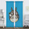 Totoros Curtains Living Room Window Curtain Panel Home Interior Partition Shades Kitchen Anti Mosquito Made Of Polyester Sitting Decor