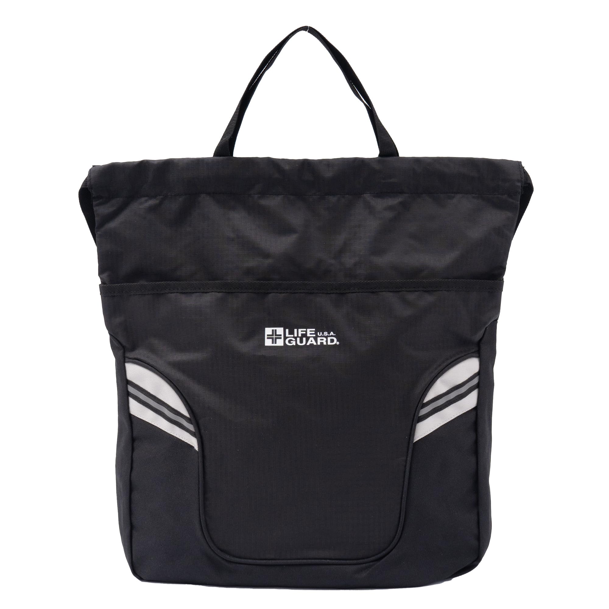 

Рюкзак с наружным карманом Reflector Gym Sack Black [Lifeguard] чёрный
