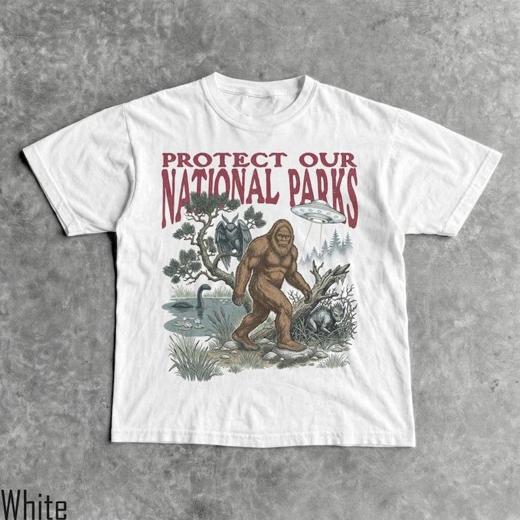 National Parks T-Shirt Mens Womens Unisex Graphic Tee Vintage Retro Gift