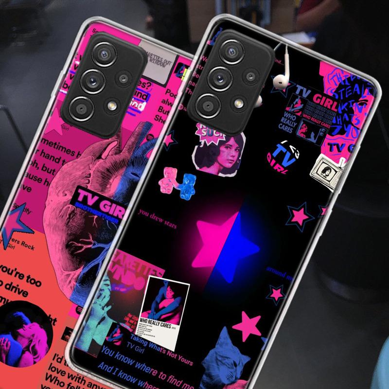 TV Girl Album Phone Case for Samsung A54 A57 A37 A17 A14 A15 A12 A24 A34 A55 A35 A25 A52S A07 A05S A04S A22 A32 A72 Galaxy Note