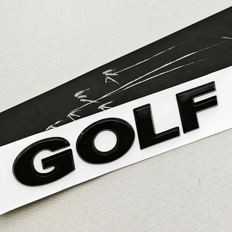 Logo ABS 3D Emblème Golf Lettres Badge Pour Volkswagen VW Golf 4 5 6 7 8 MK4 MK5 MK6 MK7 MK8 Autocollant Coffre Arrière Voiture Accessoires VP3