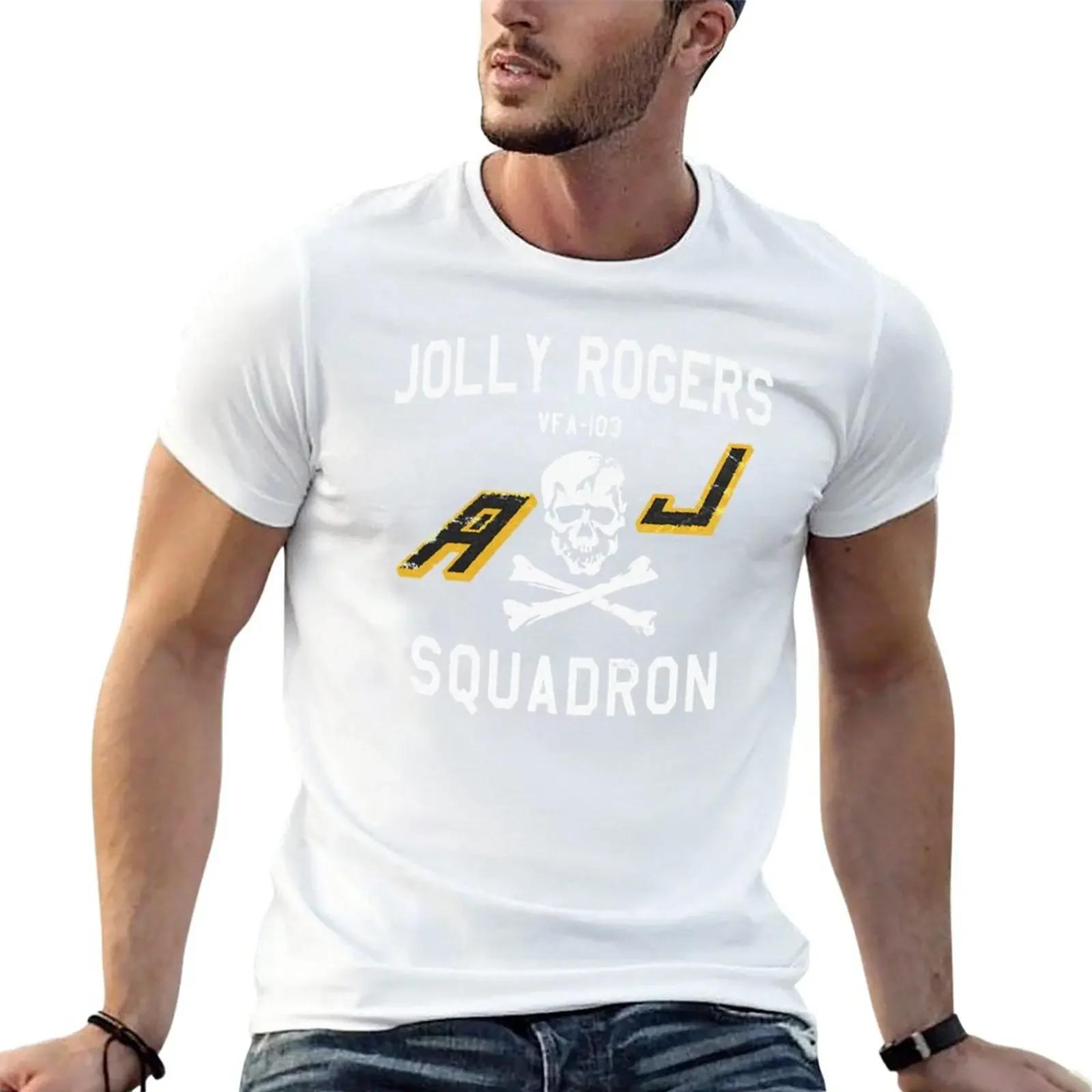 

Подарки для мужчин Jolly Rogers Squadron Vintage Naval Aviation Halloween Holiday Classic T-Shirt мужская одежда уличная одежда 5XL