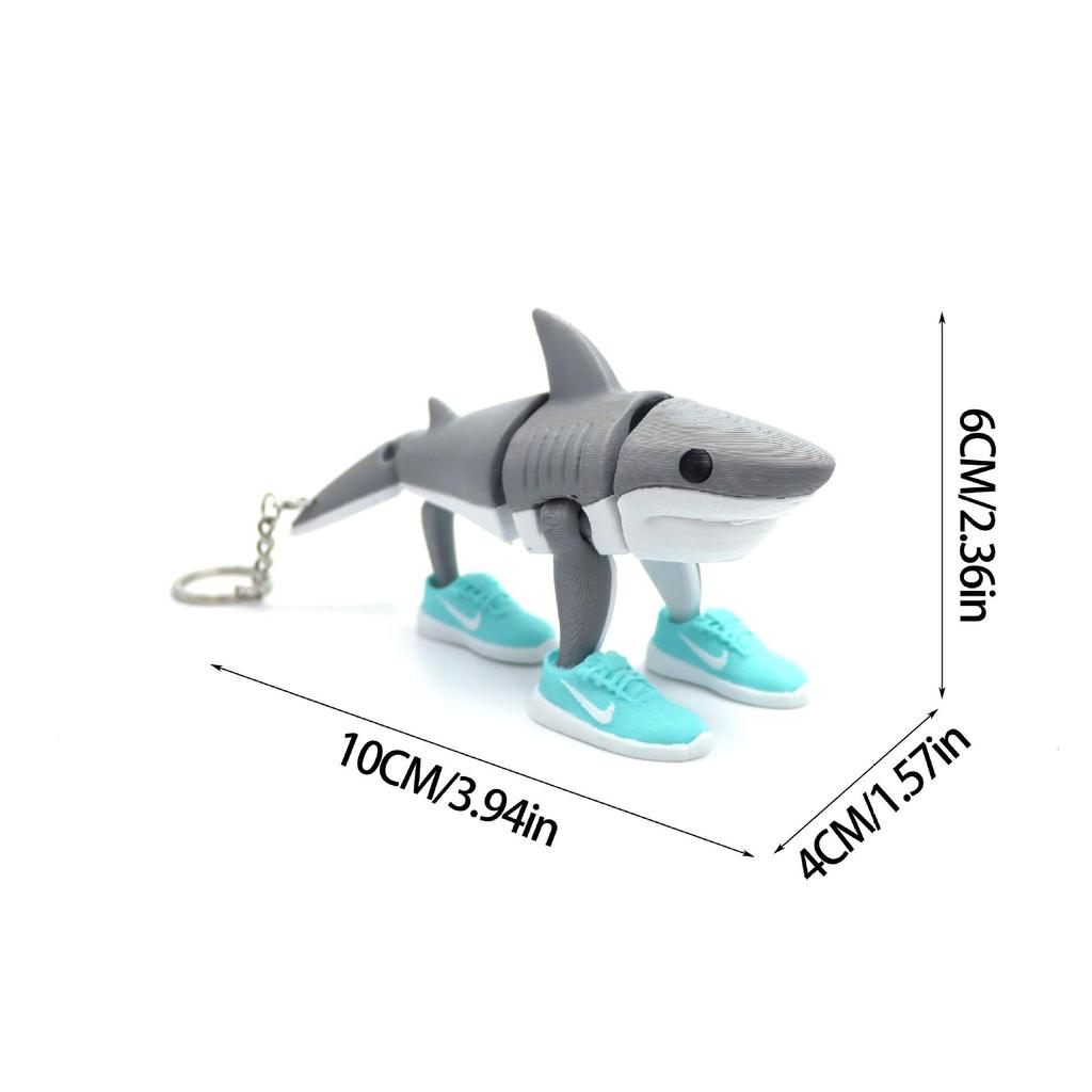 3D Printed Tralalo Shark & Tungtungsahur Figurine from Shan Hai Jing