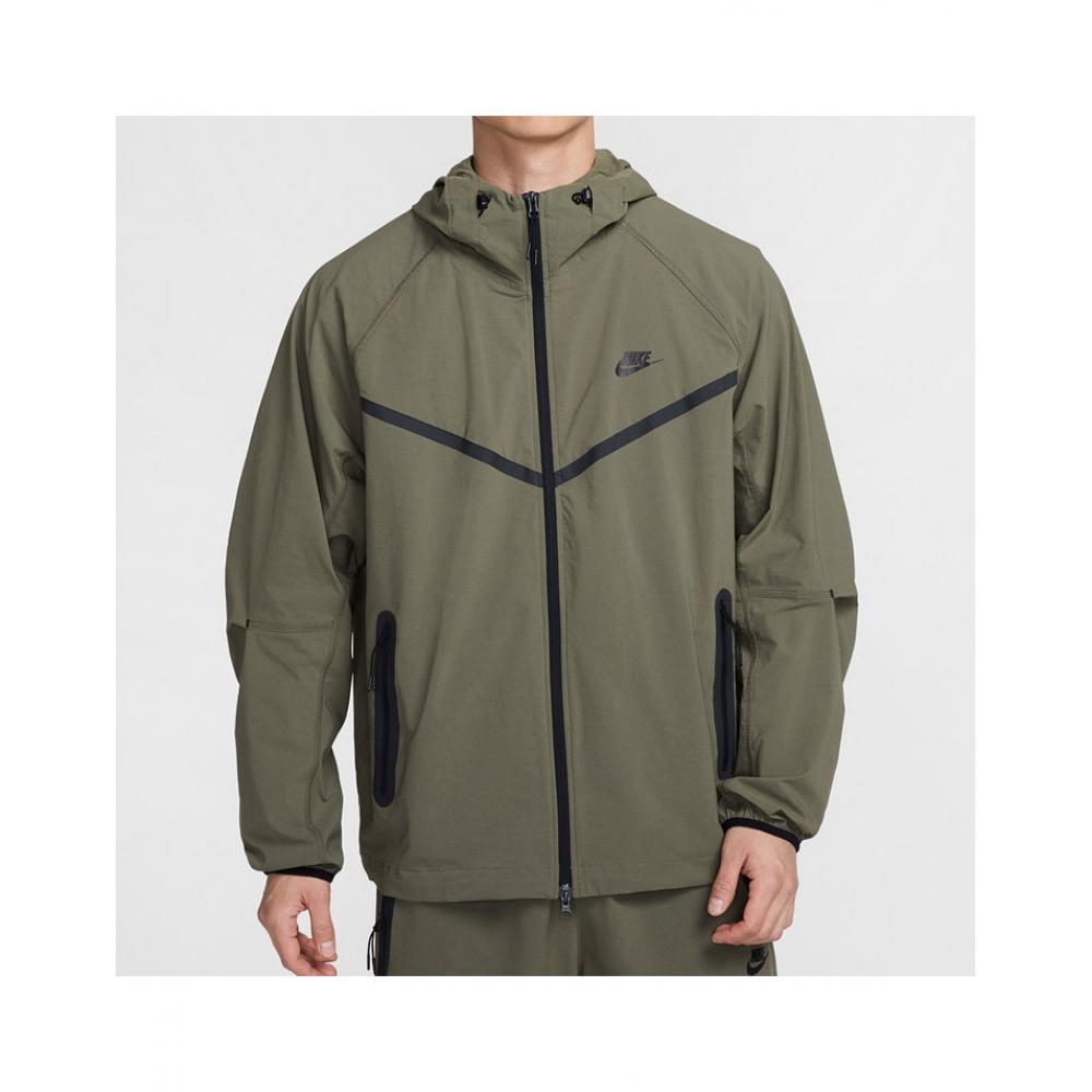 

A Nike Tech Windrunner Men S Woven jAcket Hm7152 223 medium olive black/95