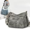 Retro Washed PU Messenger Bag Shoulder Women's Bag