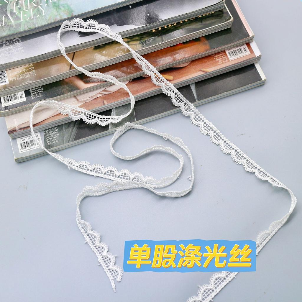 Water Soluble White Embroidered Polyester Lolita Polyester Lace, Curtain Underwear Clothing Accessories