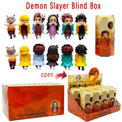 New Styles Sonneess Angel Anime Demon Slayer Blind Box 12pcs Set Handmade Anime Cartoon Doll Desktop Decoration Birthday Gift