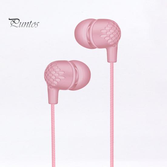 Running Headphone Wired Earphone Fevers Sound Quality HD-compatible Calling Wire Control 3.5mm Stereo Sports In-Ear Gaming Earbud for iPhone