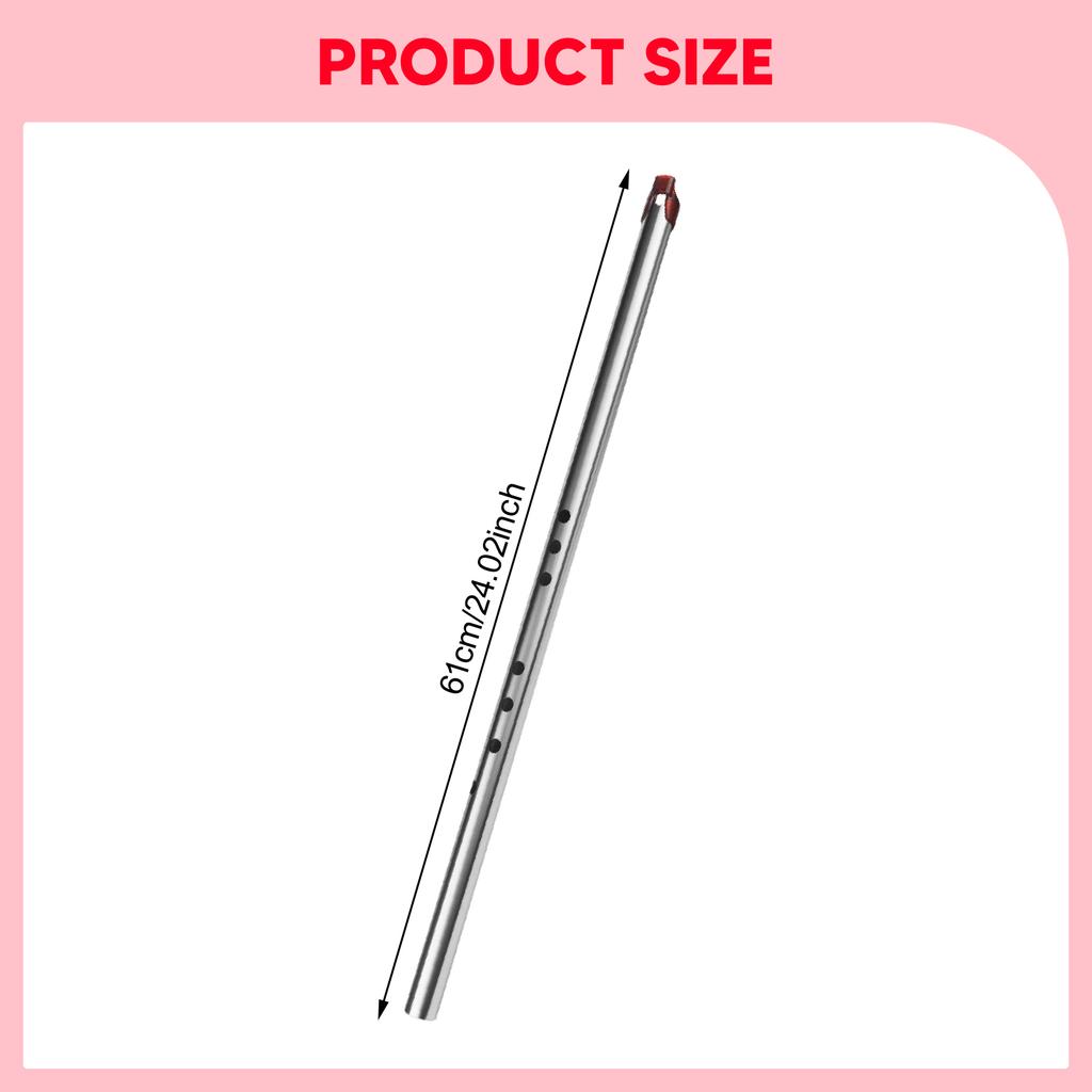 Professional Dizi Chinese Flute Handmade Stainless Steel for Clear Sound Lightweight & Easy To Play for Enthusiasts Beginners