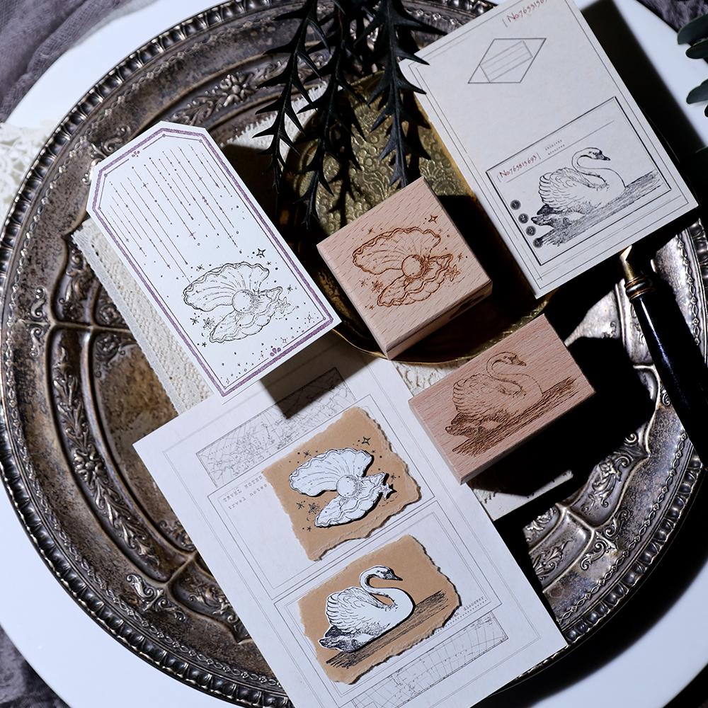 Vintage Diy Scrapbooking Stamp, Elf Realm, Salt Style, Versatile DIY, Light Retro, European and American Style