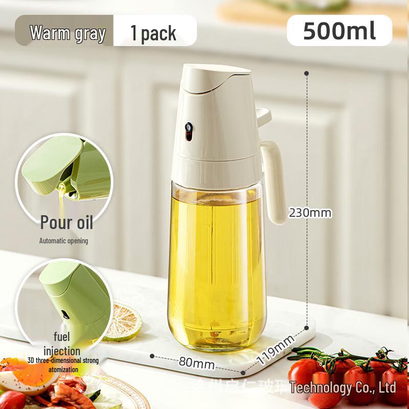 Zhishe 2-in-1 Oil Spray & Pour Bottle Set