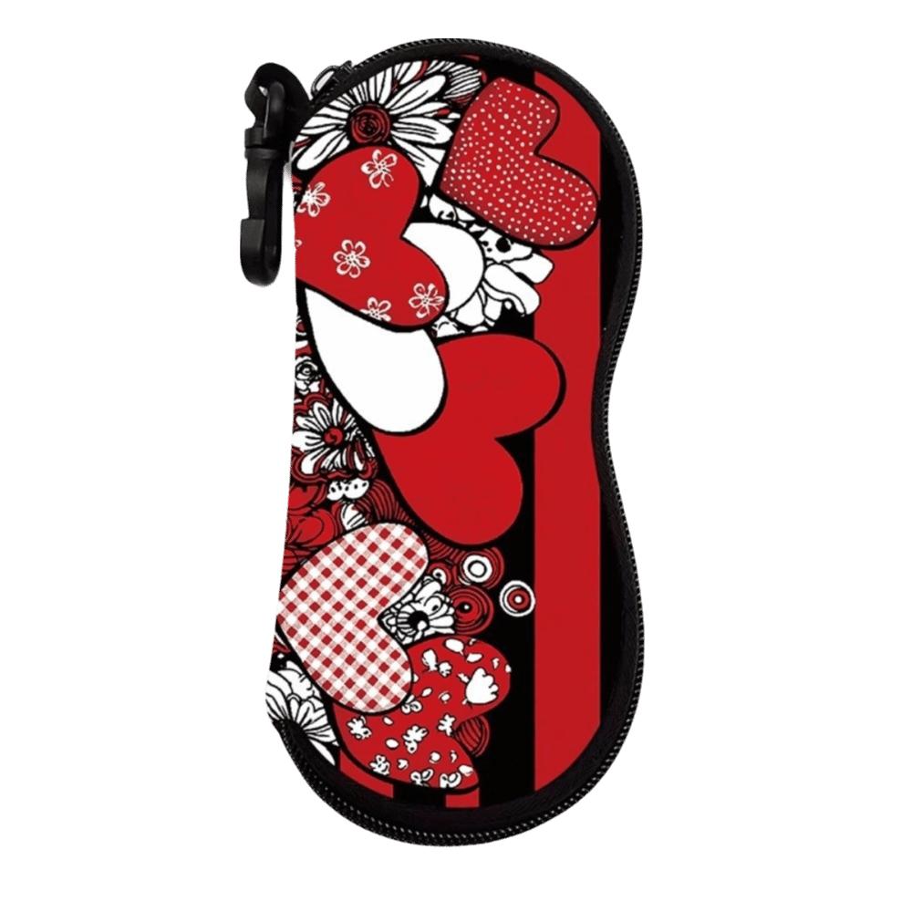 Hanging Sunglasses Case Cartoon Sunglasses Holder Fashion Reading Glass Pouch Eyewear Accessories