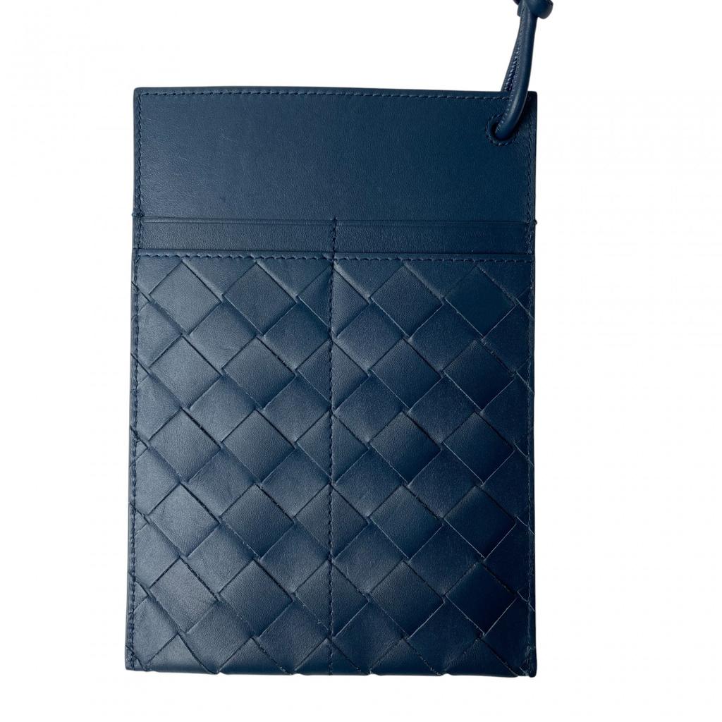 Borsa a Spalla BOTTEGAVENETA Usata Pelle Blu Donna
