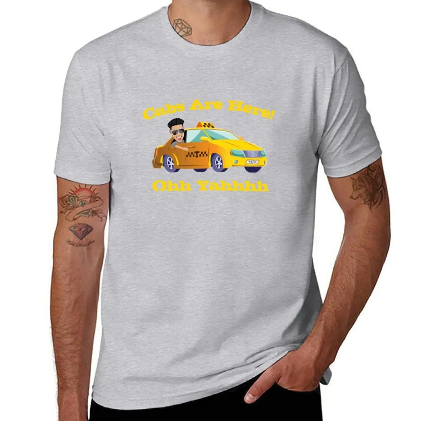 Funny Cabs Are Here with DJ Pauly D from the Jersey Shore Ohh Yahhh TShirt summer top hippie clothes men clothes S