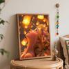 Disney Rapunzel oil paint by numbers painting kit handmade diy home decor gifts, creative art wall decor for bedroom living room painting