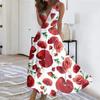 Women's Long Dress Maxi Dress Casual Dress Swing Dress A Line Dress Floral Fashion Streetwear Outdoor Daily Date Print Sleeveless V Neck Dress