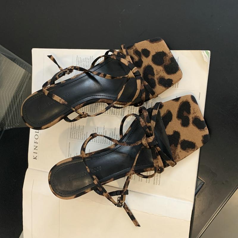 

Fashion SUOJIALUN 2025 Summer New Brand Women Sandal Fashion Narrow Band Ladies Elegant Gladiator Shoes High Wedge Heel Dress Pumps Slid 35 цветной печати леопарда