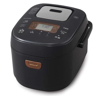 Iris Ohyama IH Rice Cooker 3 Cups IH Type 40 Different Types of Cooking Function Extra Thick Pot Brown Rice 2020 Model Black Label BLRC-IK30-B