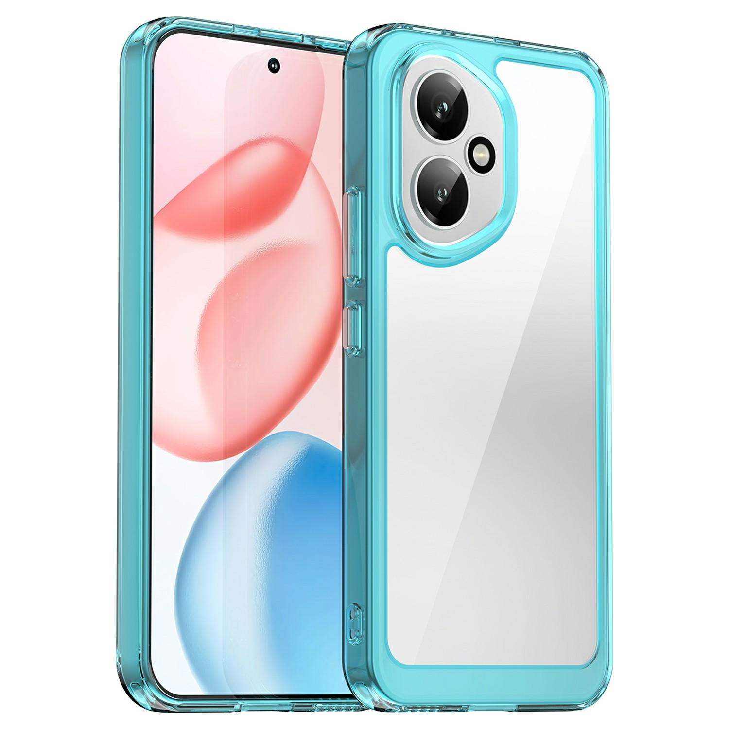 

Для Honor 400 5G (Глобальный) Чехол TPU+акриловый защитный прозрачный чехол для телефона D