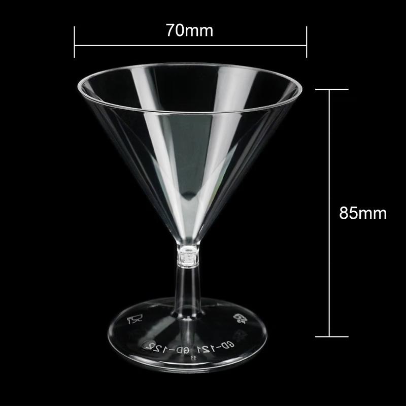 Disposable Plastic Cocktail & Wine Glasses