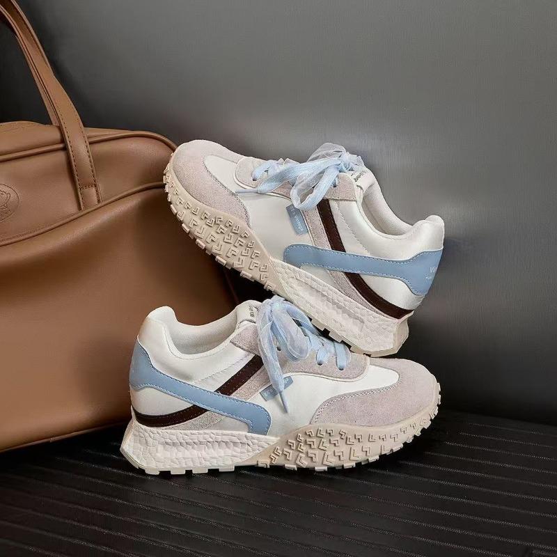 Student Lightweight Casual Sports Shoes Women's Muffin Platform Dad Shoes Women's Autumn New Breathable