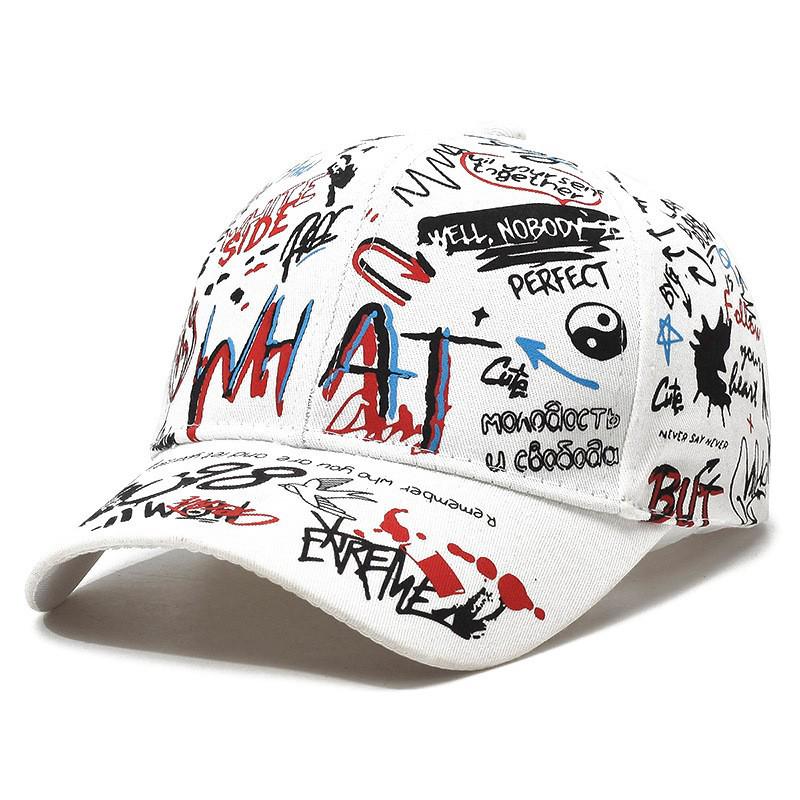 Modna czapka baseballowa unisex w stylu koreańskim – haftowana, z daszkiem typu kaczuszka, do noszenia na co dzień i na zewnątrz.