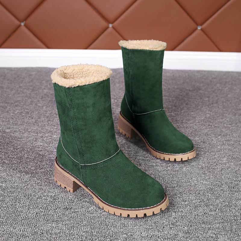 ShoelifePrecio más bajo en línea Mujeres Damas Rebaño de invierno Botas de  nieve calientes Zapatos cortos de botín comprar a buen precio — entrega  gratuita, reseñas reales con fotos — Joom